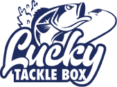 Lucky Tackle Box Logo on Yellow Background