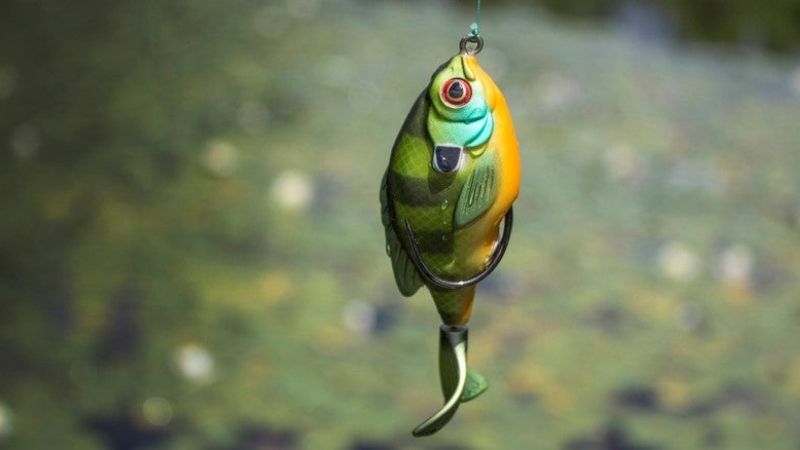 Single Prop System Lunkerhunt Prop Fish Bait