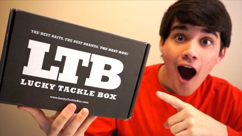 happy tackle box Holiday Freeze Dried Candy gum and sour in a variety of fun themes Lucky Tackle Box Goes Black