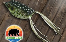 California classic delta frog bass bait green