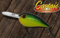 Castaic cowboy green hook bait on the wooden background
