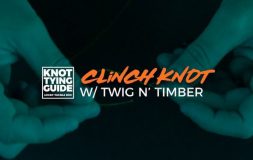 Clinch knot with twig n timber
