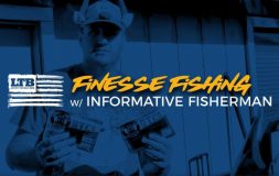 Finesse fishing with informative fisherman