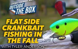 Flat side crankbait fishing in the fall