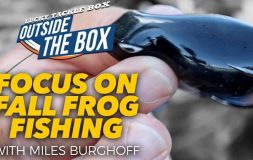 Focus on fall frog fishing with miles burghoff