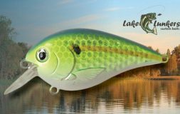 Lunkers custom crankbait light green