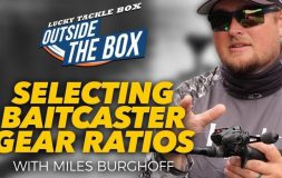 Selecting baitcaster gear ratios