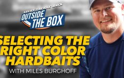 Selecting the right color hardbaits with miles burghoff