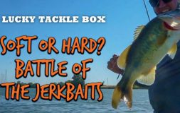 Soft or hard battle of jerkbaits lucky tackle box