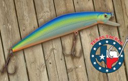 Texas tackle shallow jerkbait multicolor