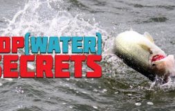 Topwater secrets headline with a fish on the hook