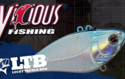 Vicious fishing logo grey hook bait with rainbow effect